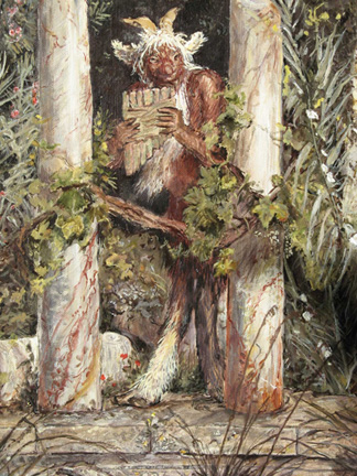 Arnold Böcklin (1827-1901) Idylle 1875 63x51cm