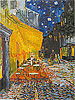 Vincent Van Gogh (1853-1890) - Terrasse du café le soir, Place du Forum Arles - am 10. Tag